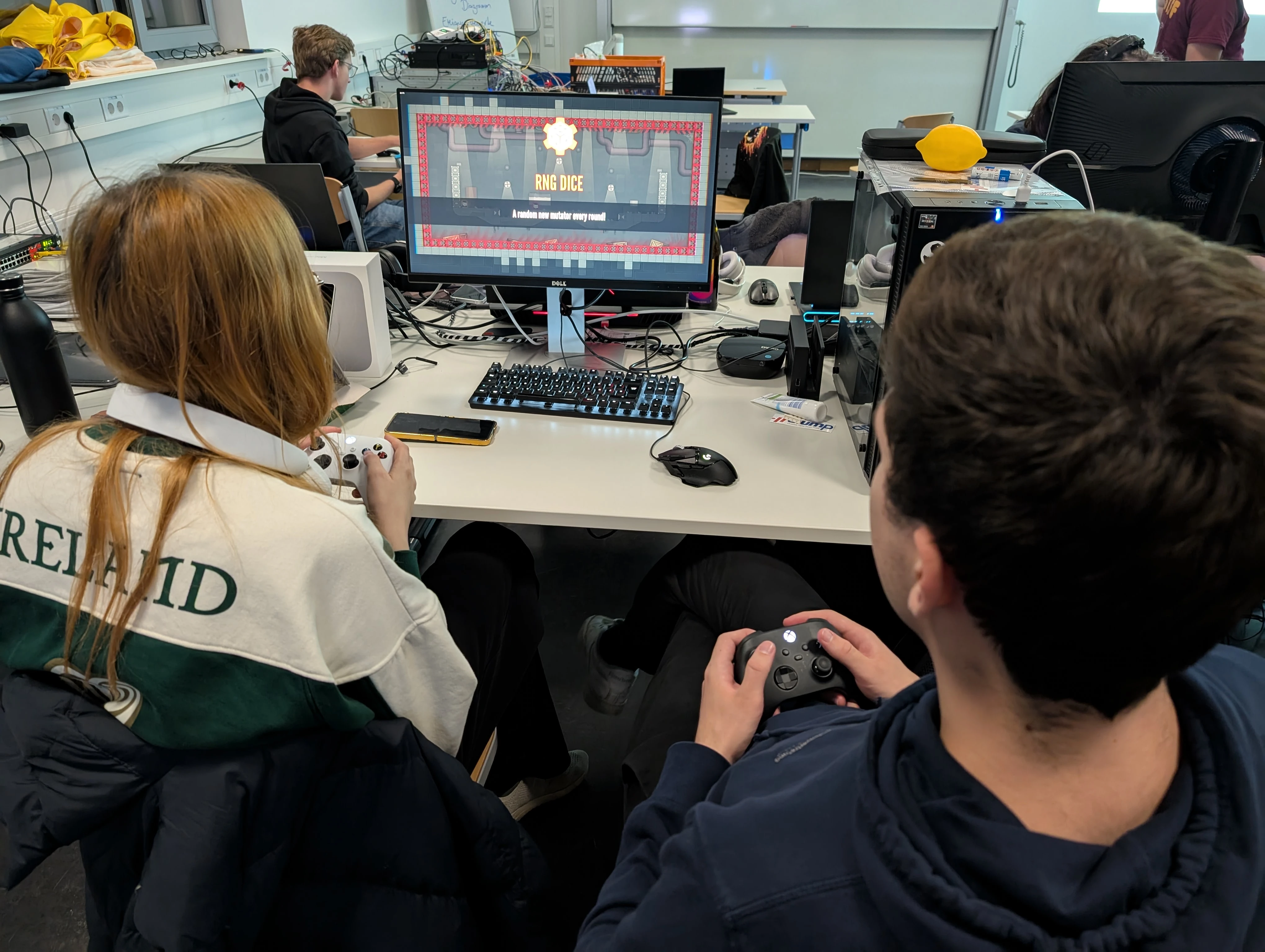 Zwei Spieler - eins gegen eins